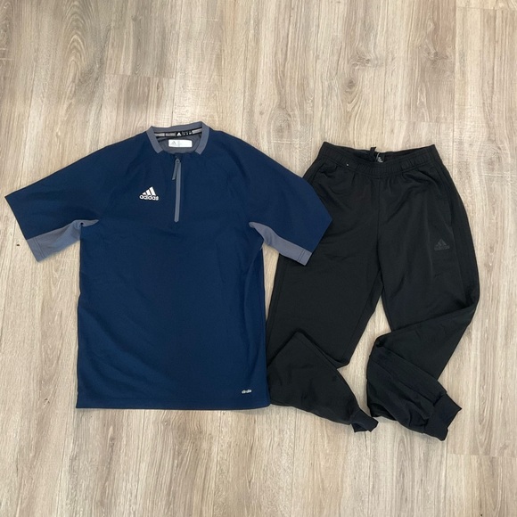 Men’s Adidas Navy and Black Activewear Bundle - Picture 1 of 4
